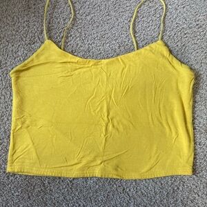 PacSun Sunny Yellow Crop Top